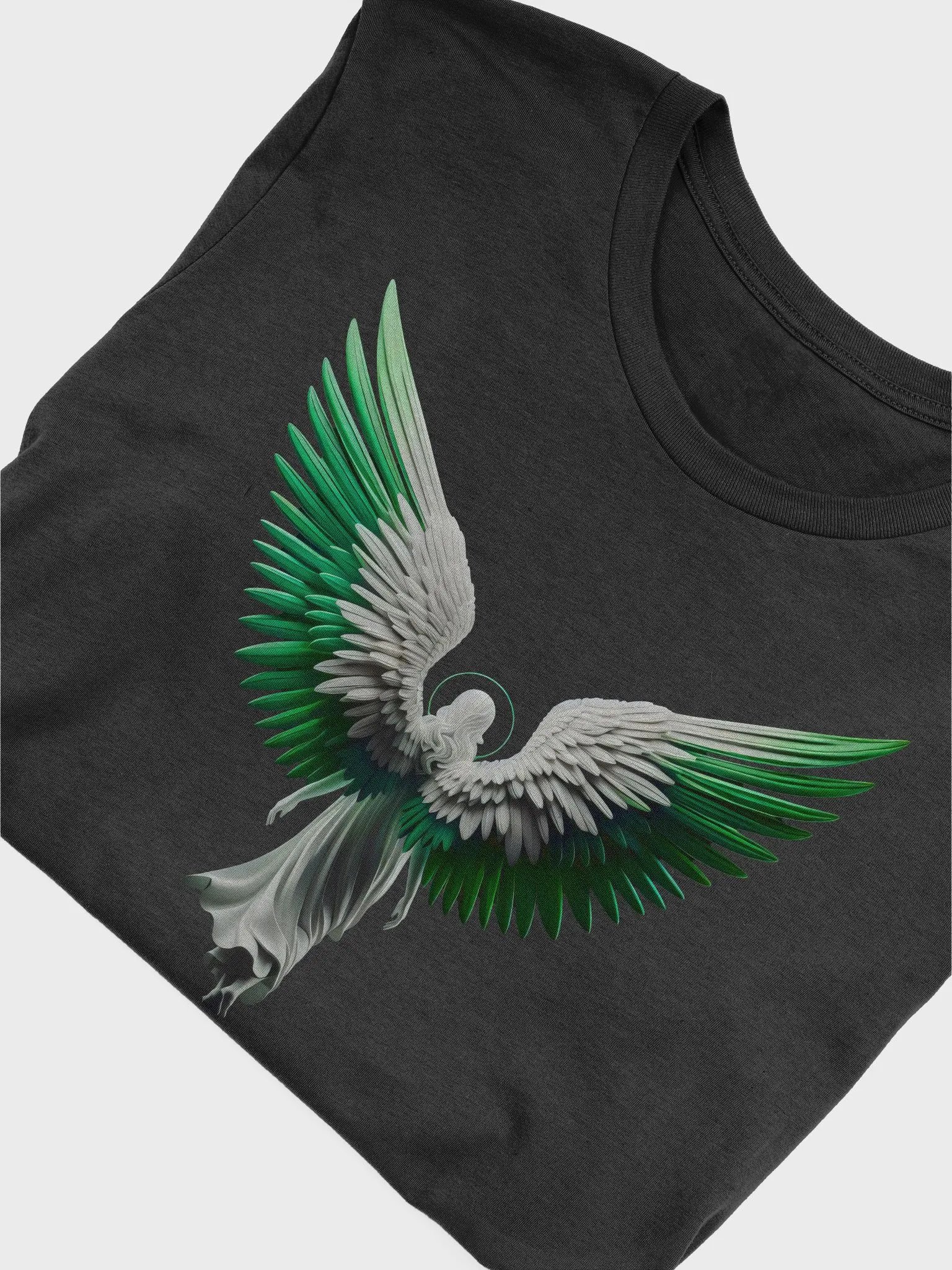 Green and White Angel product image (5)