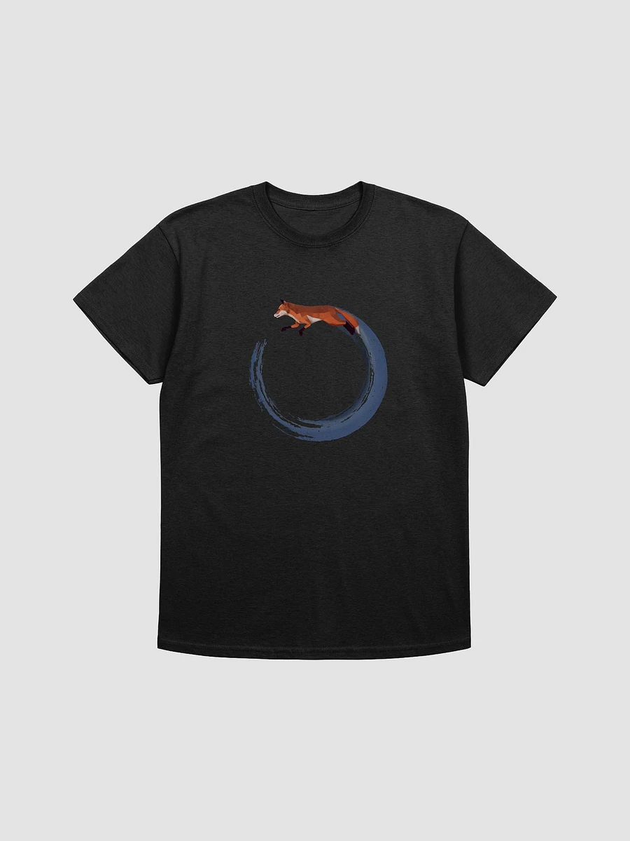 'Echoes of Eternity' Fox Night Sky Circle T-Shirt product image (4)