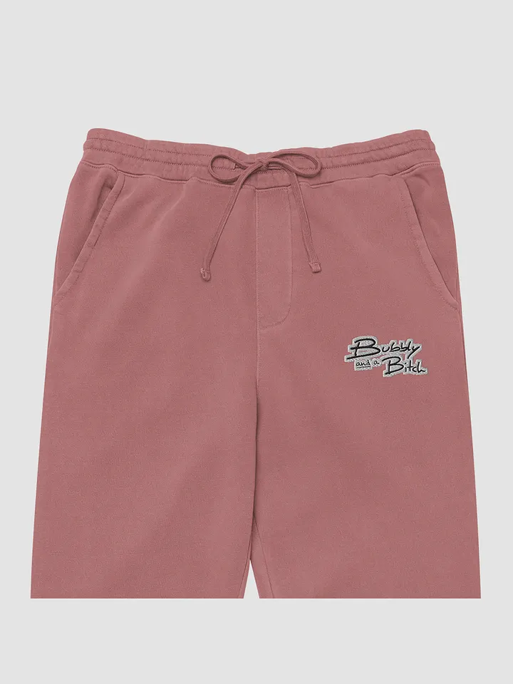 Bubbly and a B*tch embroidered pigment sweatpants (bubble design) product image (1)