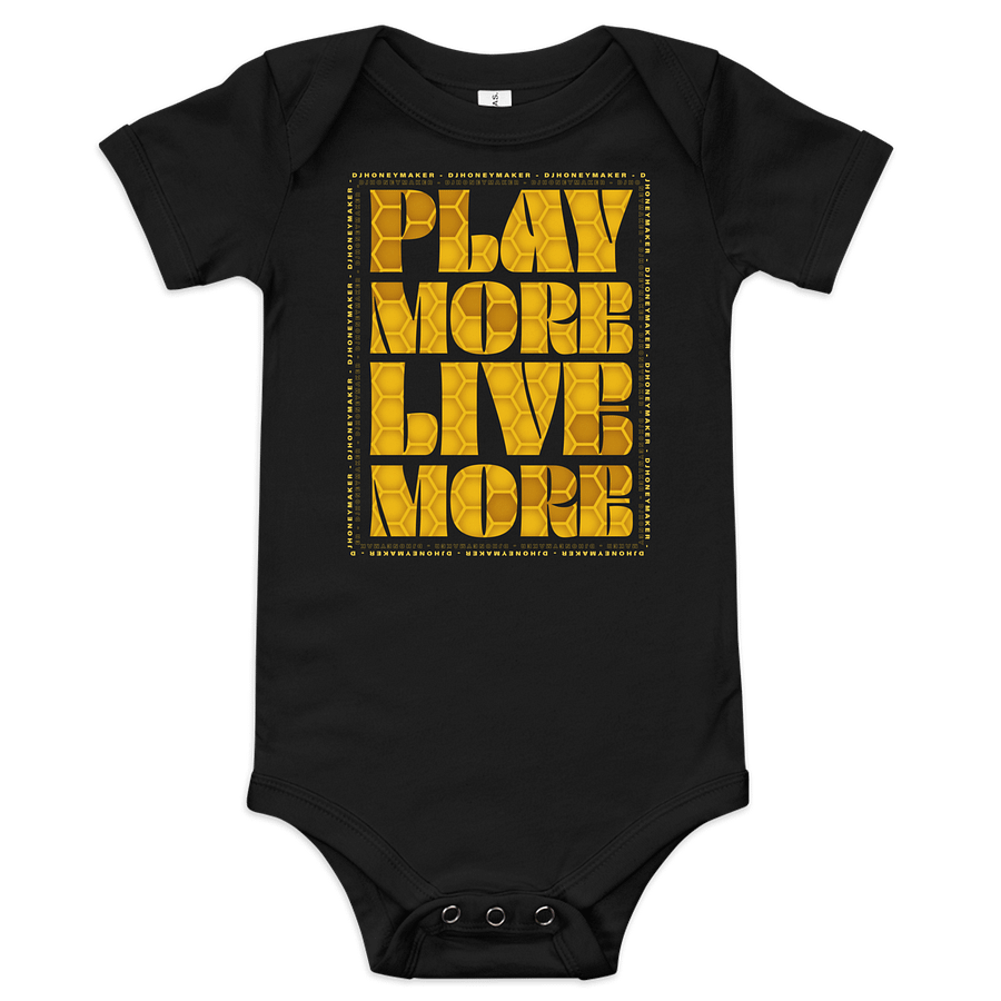 Play More Live More Short Sleeve One Piece product image (3)
