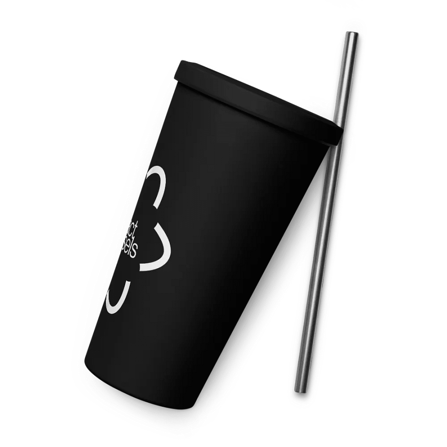 RB Insulated Tumbler with a Straw Black product image (9)