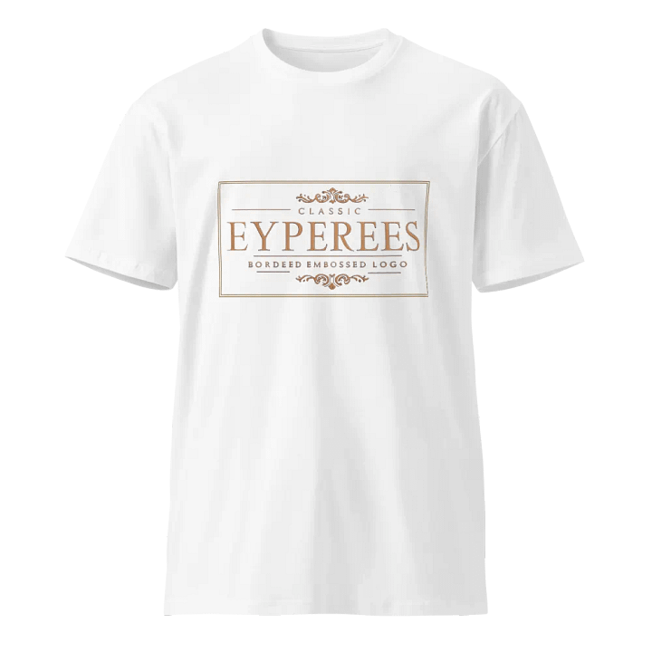 Embossed Vintage Typography T-Shirt product image (1)