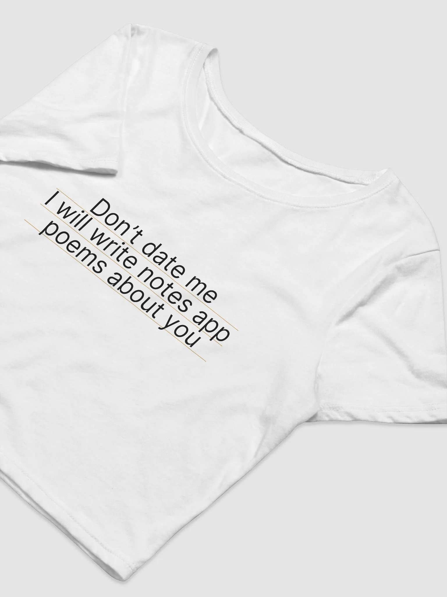 Notes App Baby Tee product image (5)
