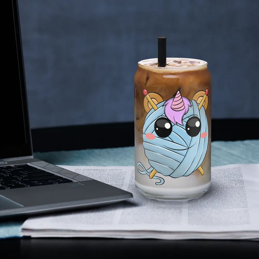 Emote-GlücksPony-Glas-16oz product image (33)