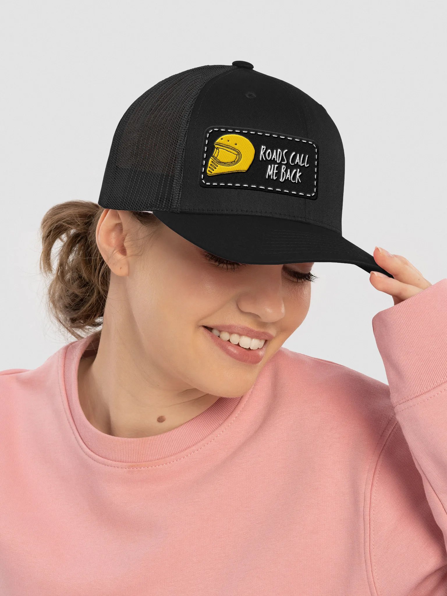 Road Warrior Trucker Hat | Roads call me back product image (5)