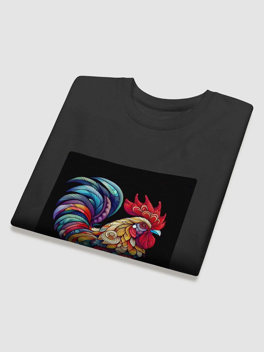 Vibrant Rooster Illustration Premium Sweatshirt product image (39)