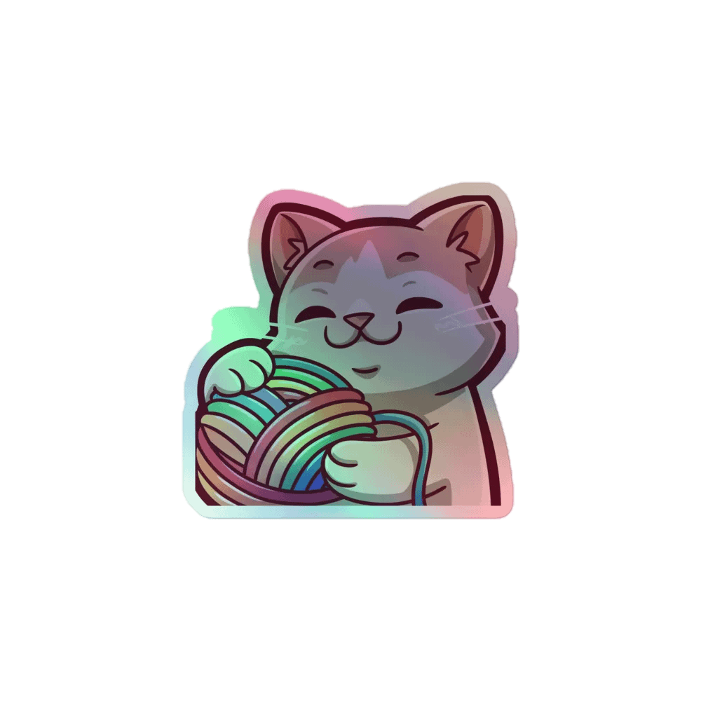 Holo Yarn Sticker product image (1)