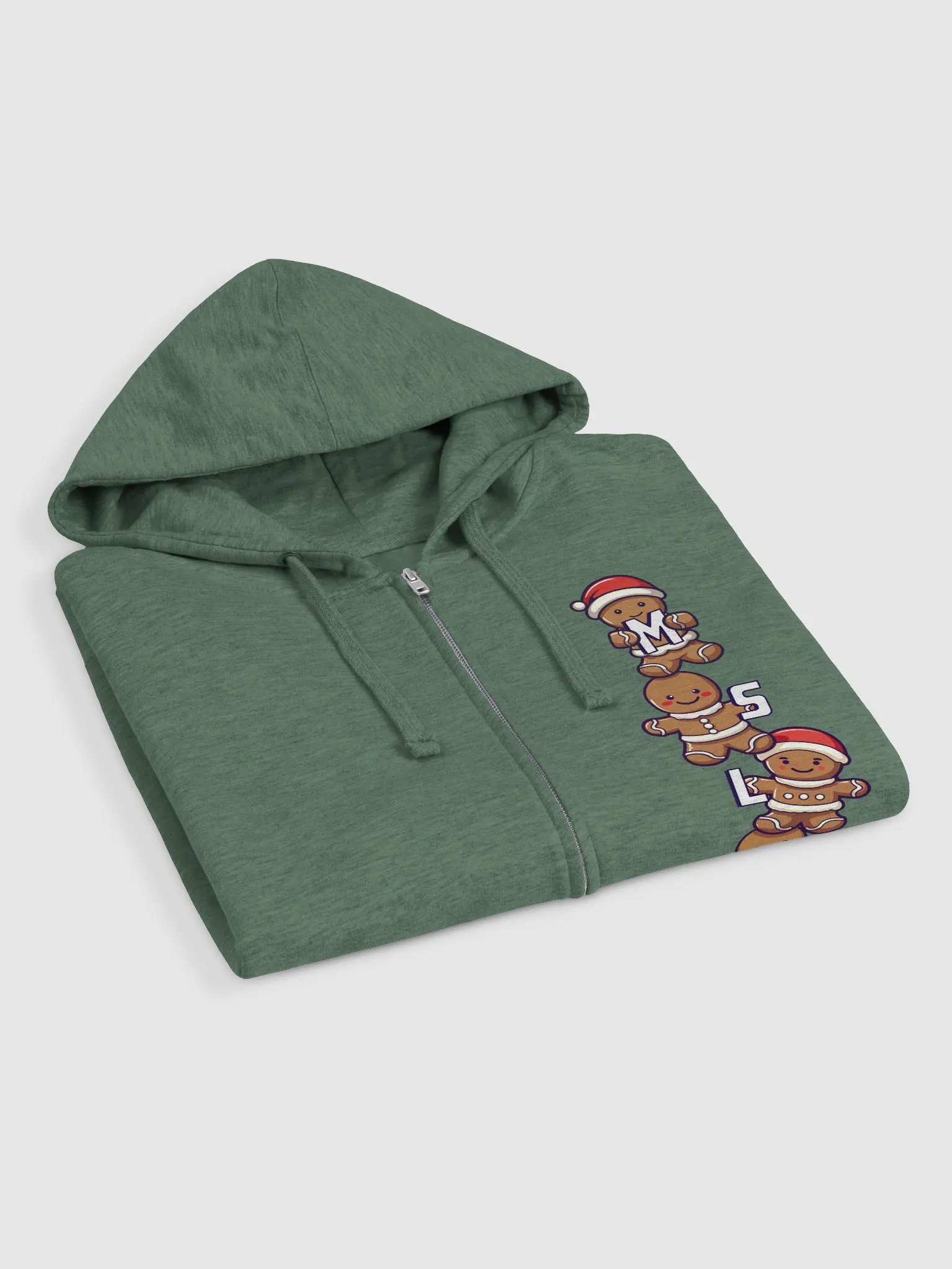 MSLA Holiday Gingerbread Zip Up Hoodie product image (2)