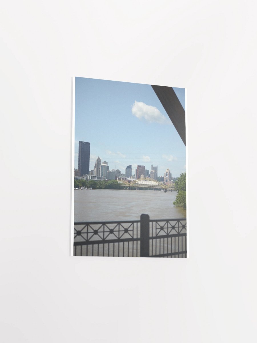 Pittsburgh - from Herr's Island Bridge - print/poster product image (3)