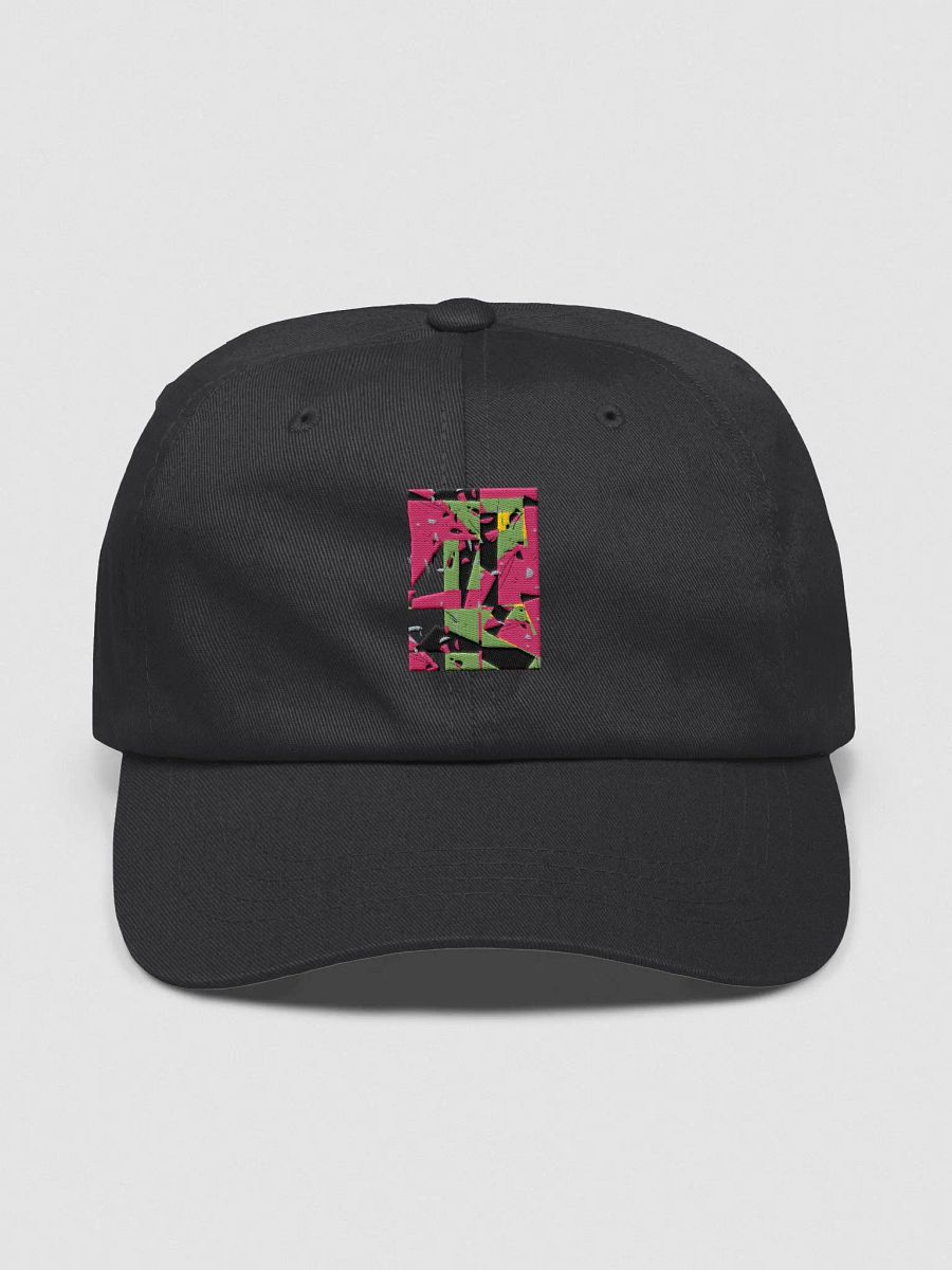 Miniaday Designs Abstract Hot Pink and Black Dad Hat product image (1)