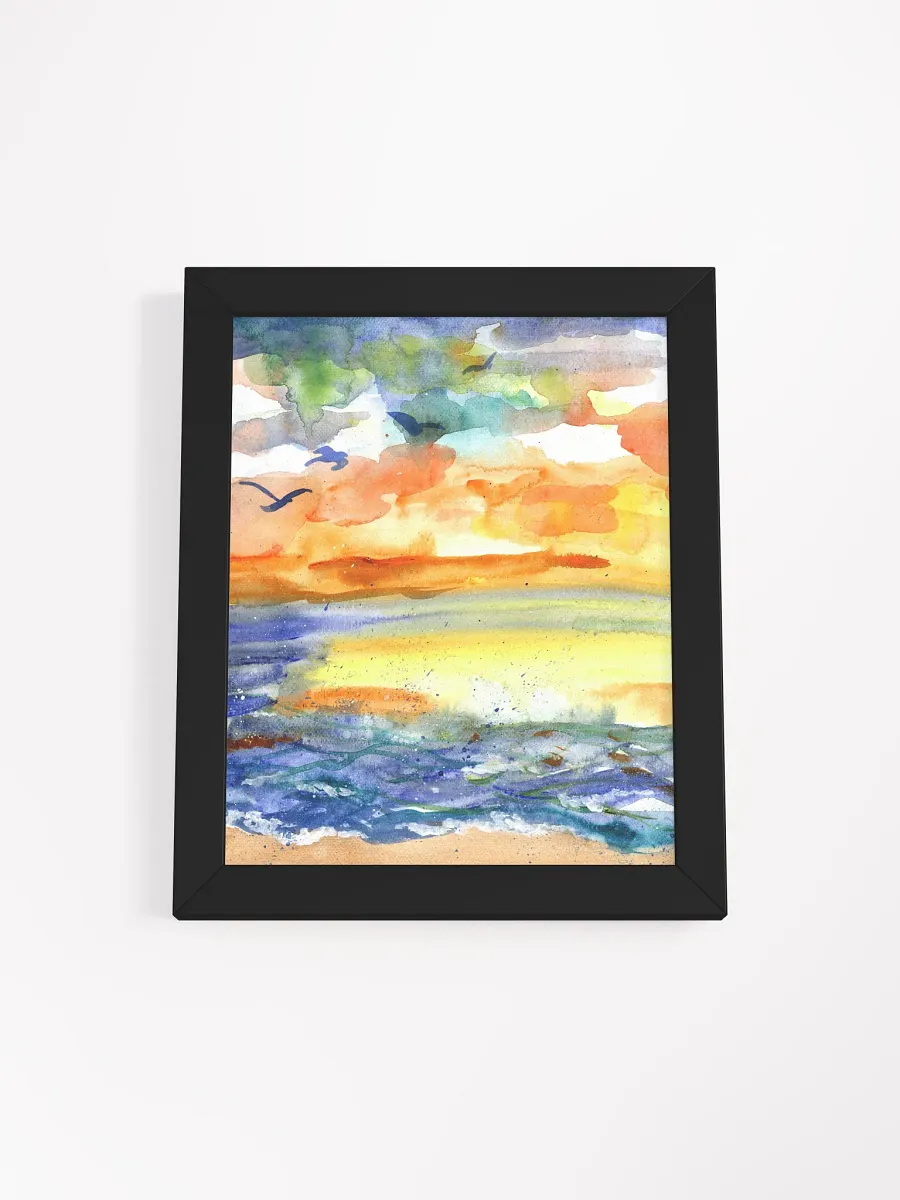 Playful Sea Framed Print product image (1)