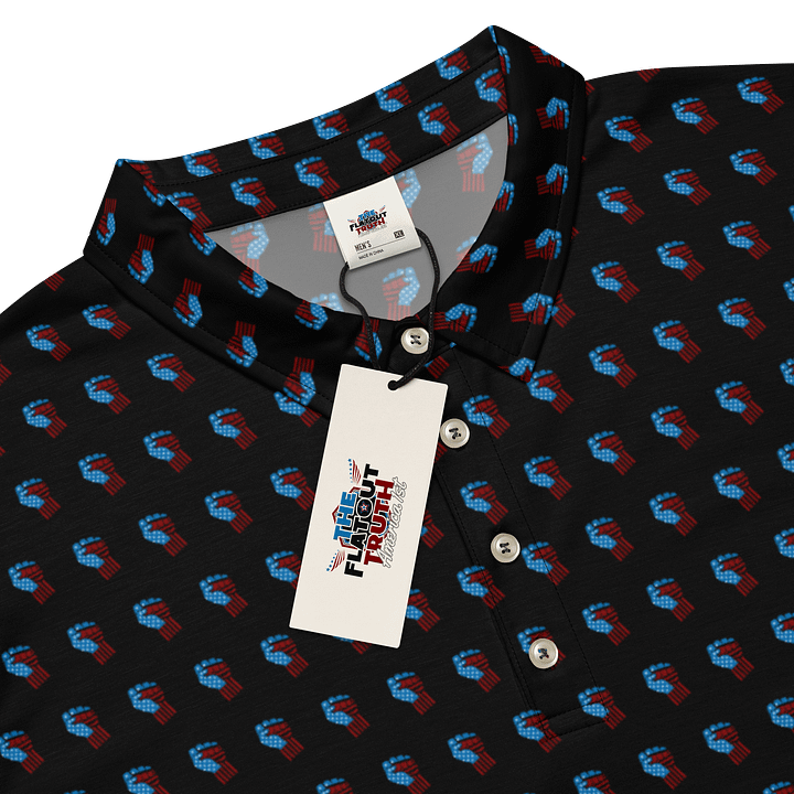 TFOT SlimFit America 1st Black Fist Polo Shirt product image (1)