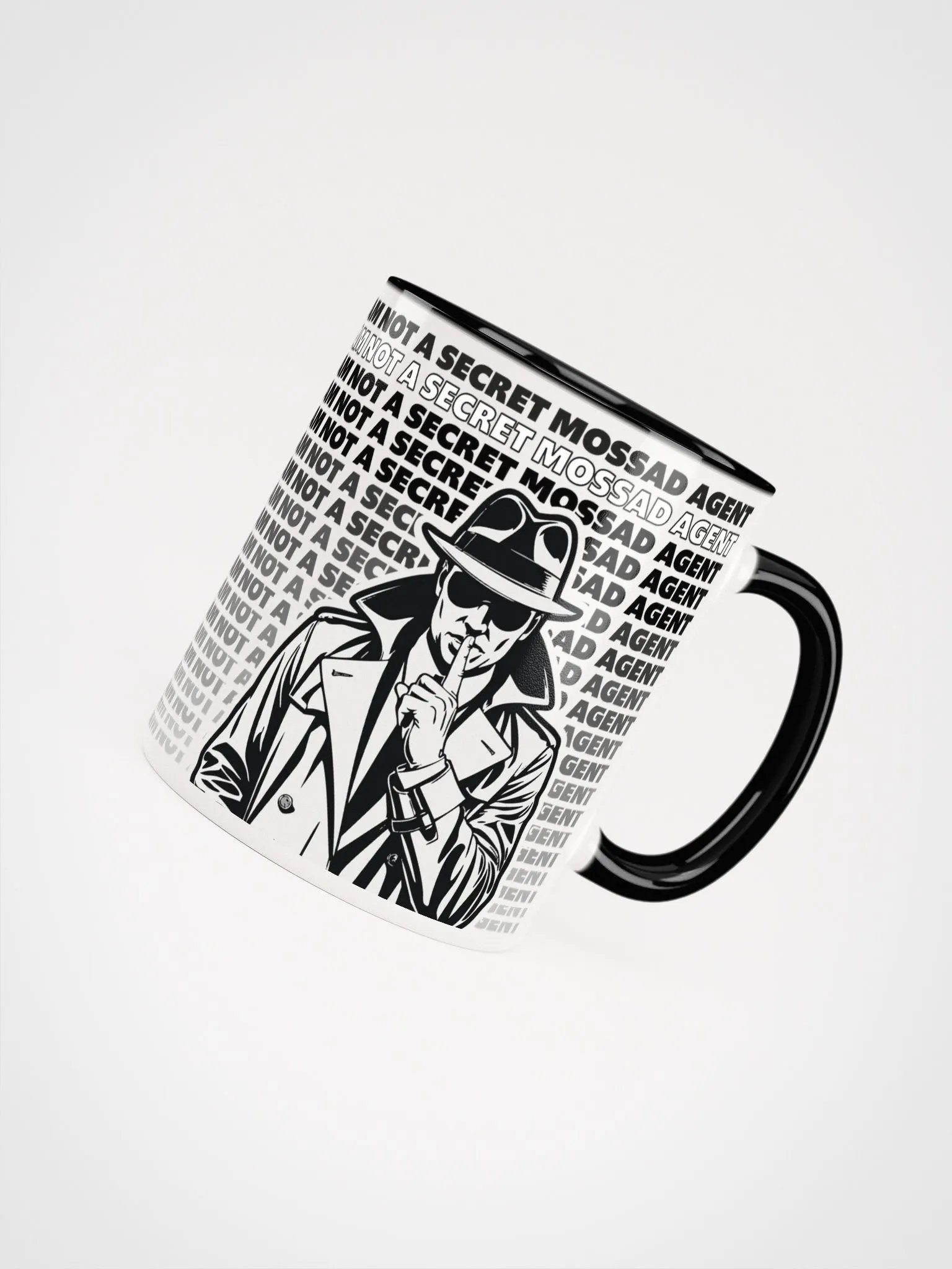 Secret Mossad Man Duo-Color Mug product image (6)