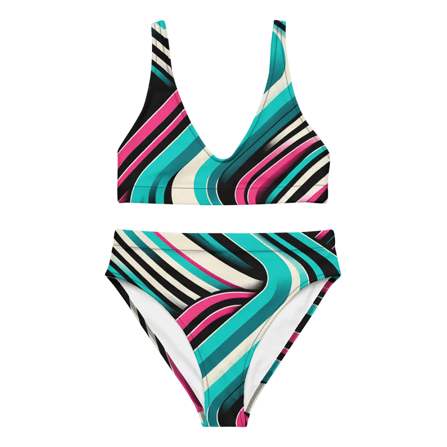 Retro Wave Swirl Bikini product image (3)