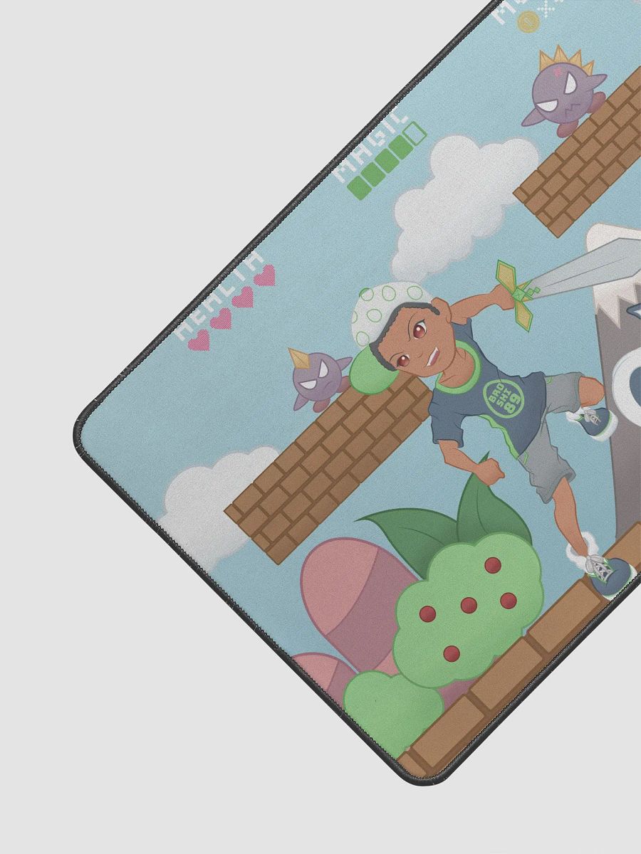 Broshi and Bowshi Adventure Deskmat 12x22 Inches product image (1)