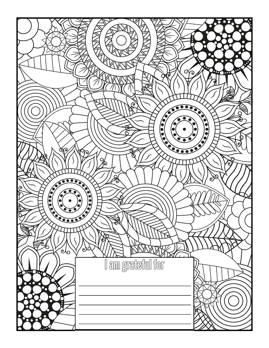 Color Me Grateful Coloring & Prompted Gratitude Journal product image (3)