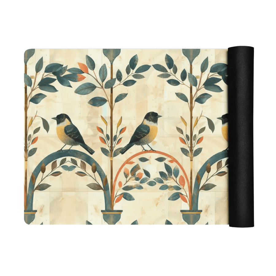 Cute Birds Yoga Mat by Treasure Pie product image (4)