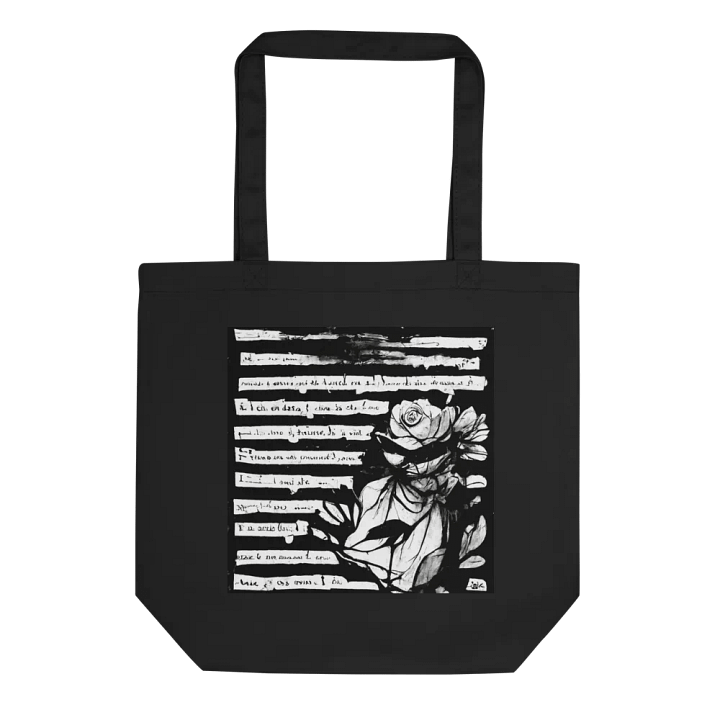 Rose Poetry Eco Tote product image (1)