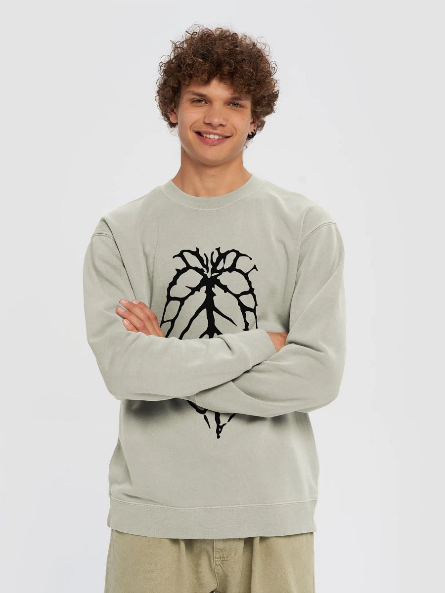 CRYSTALLINUM 🤘🏾 unisex midweight pigment dyed sweatshirt product image (3)