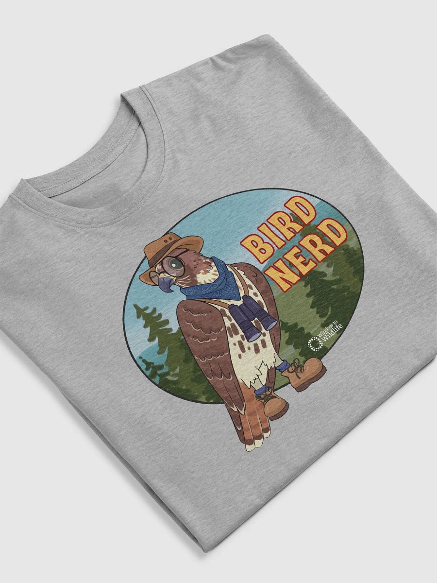 Red-tailed hawk - Bird Nerd Shirt product image (32)