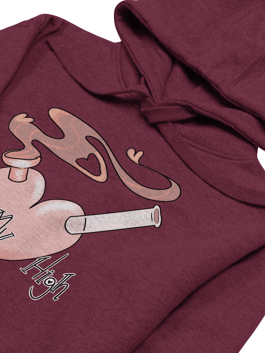 Cotton Blend Heartbreak Hoodie: “You’re My High” product image (21)