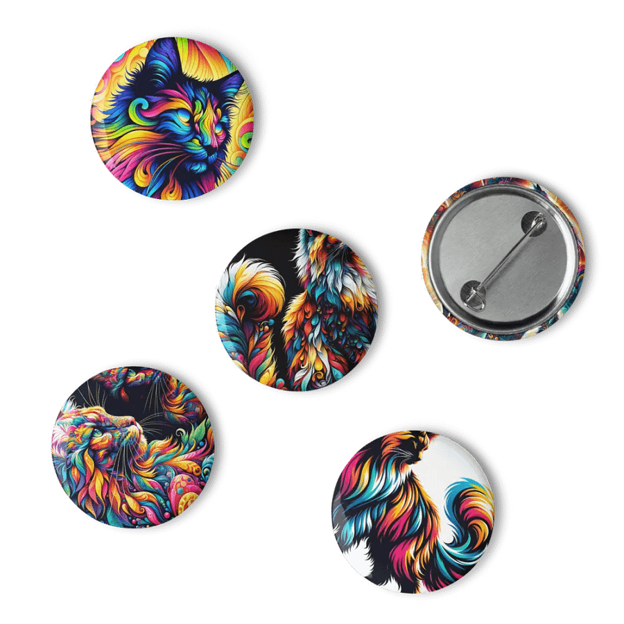 Set of Pin Buttons: Maine Coon product image (6)