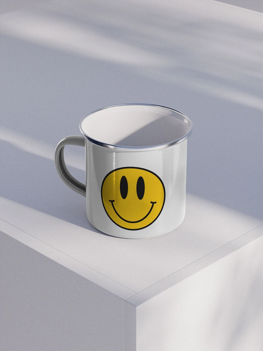 Smiley Do better. Be better. Enamel Mug product image (2)