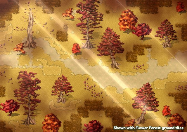 KR Trees and Foliage Super Tileset for RPGs v2! product image (10)