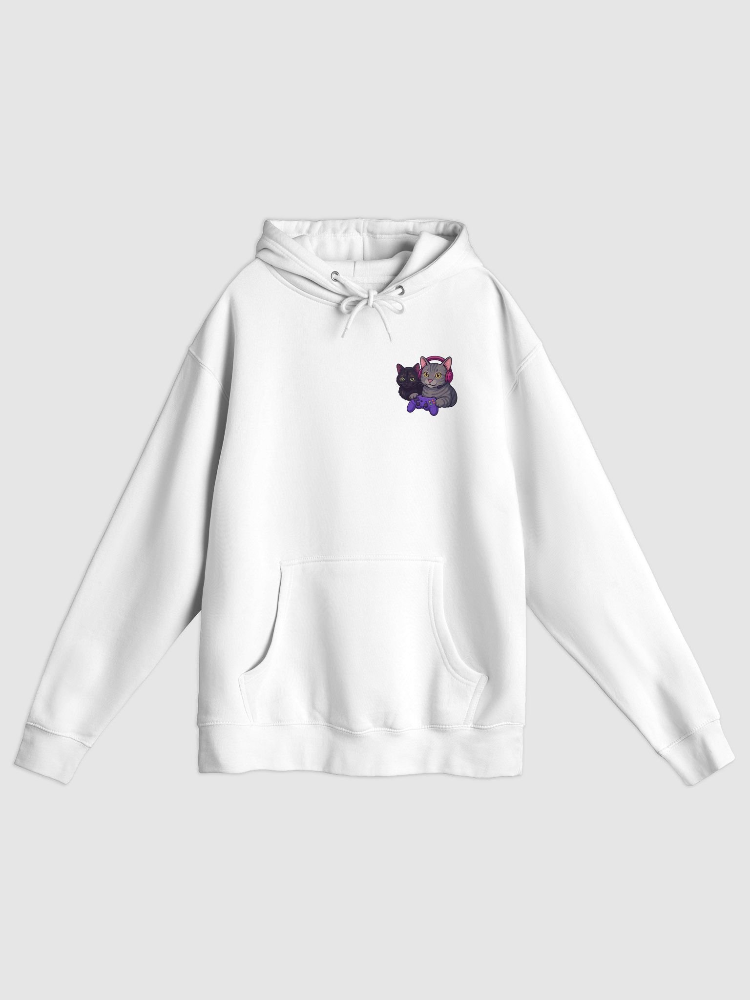 MISS_ROFL Gamer Cats Hoodie product image (1)