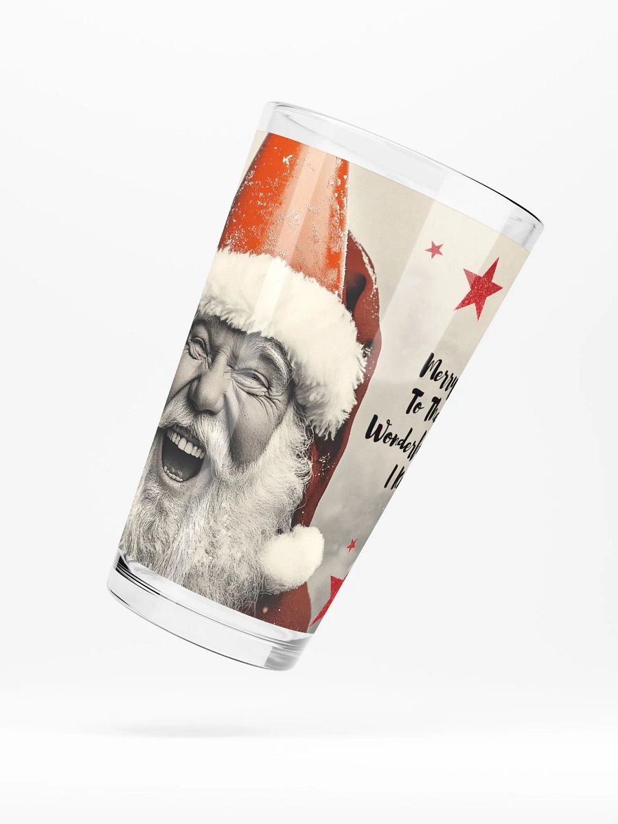 Beer Pint Glass Glasgow Santa product image (5)