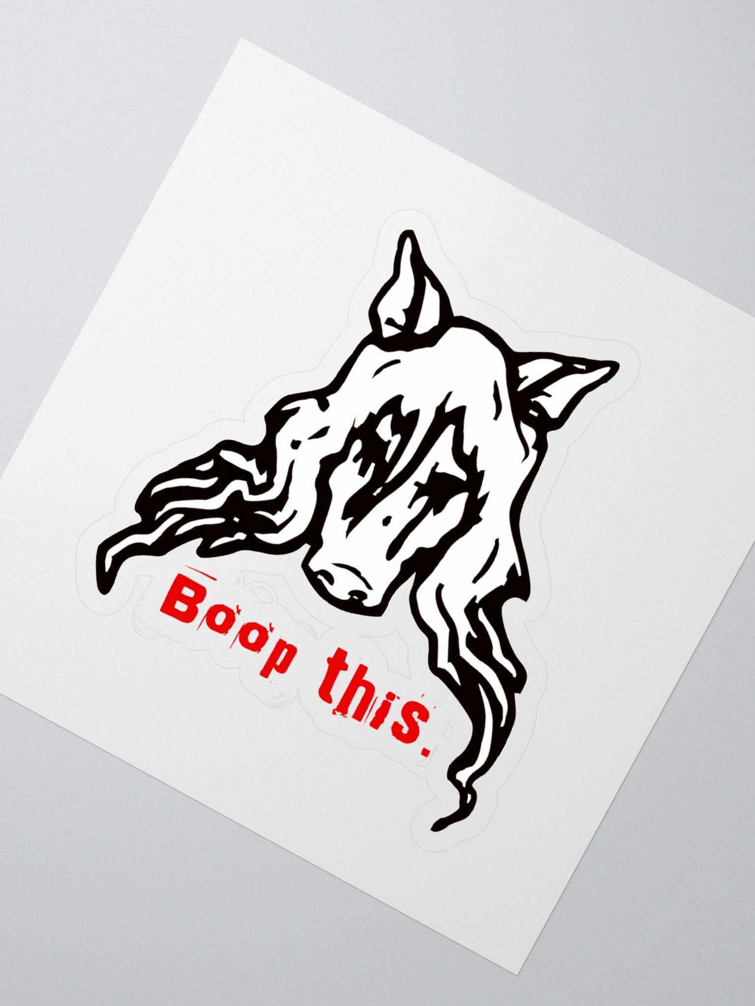 Boop This - Kiss-Cut Sticker product image (2)