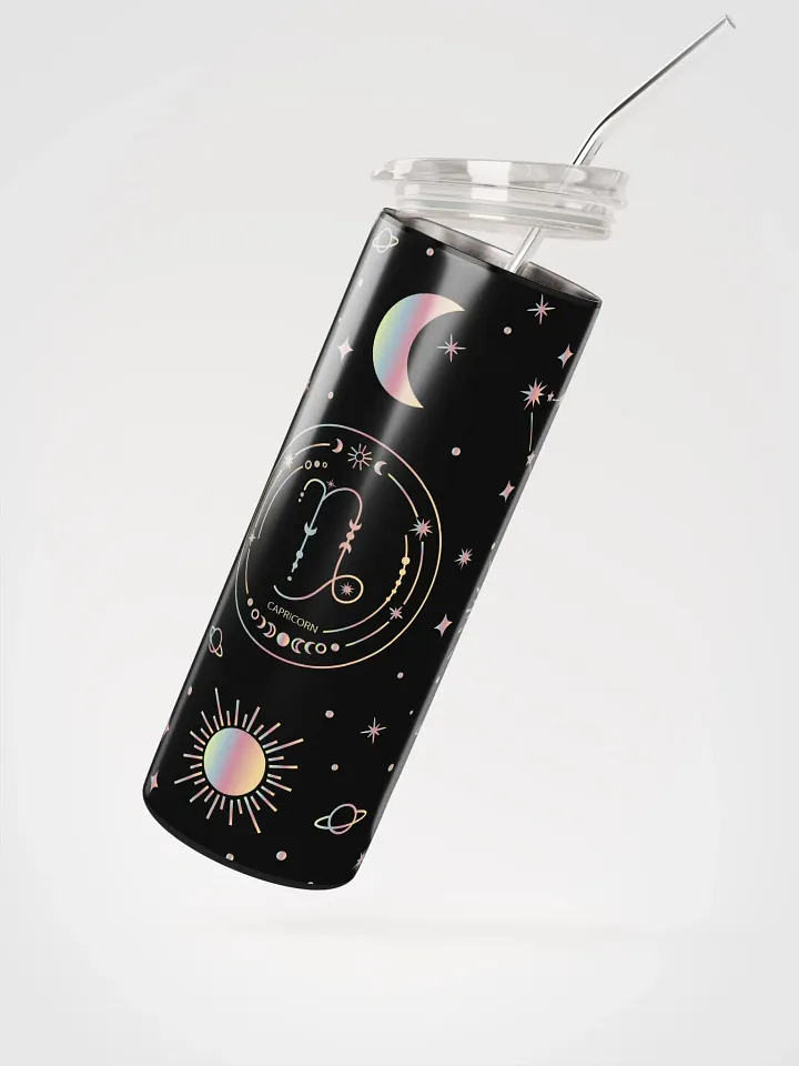 Celestial Capricorn Stainless Steel Tumbler: Embrace Zodiac Magic product image (2)