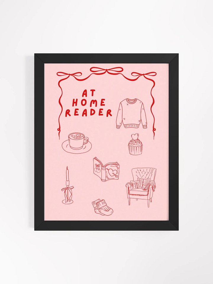 At Home Reader Framed Poster product image (1)