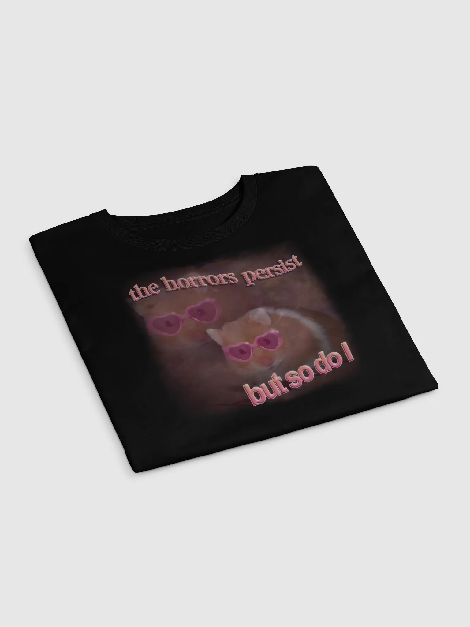 The Horrors Persist (but so do I) Crop Top product image (16)