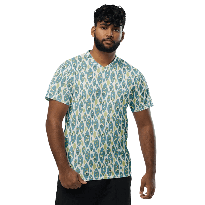 Chilly Summer | Recycled Unisex Sports Jersey product image (1)