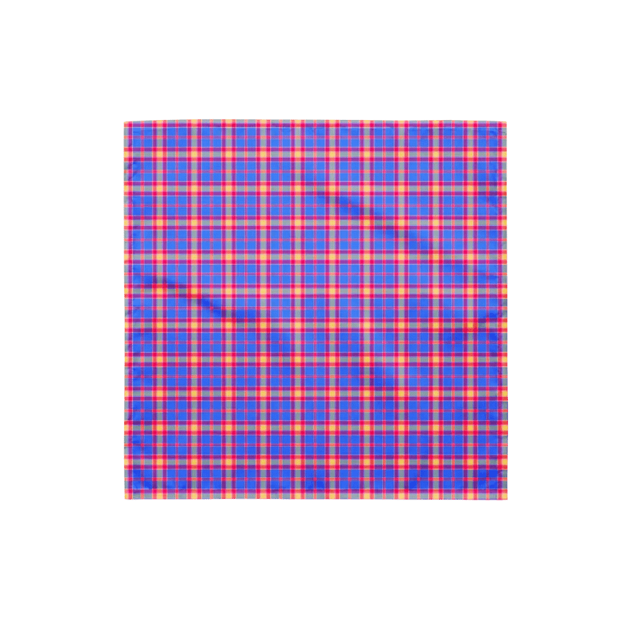 Bright Blue and Hot Pink Bandana product image (4)