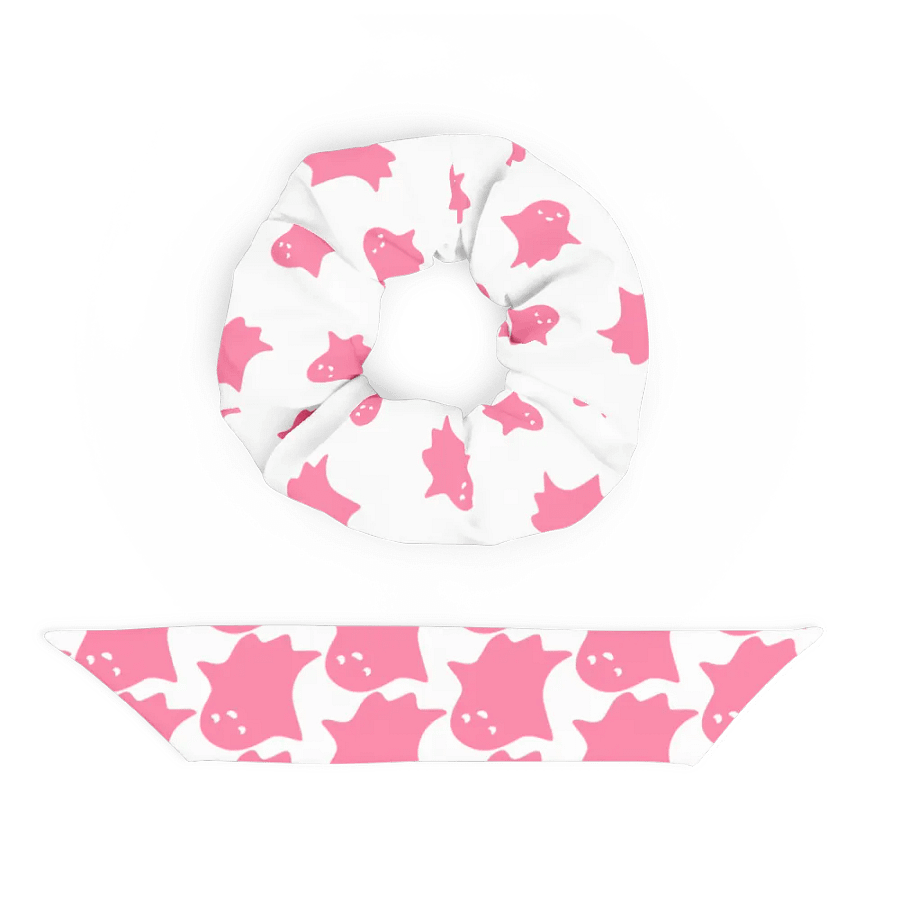 Pink Ghosts All-Over Print Scrunchie product image (11)