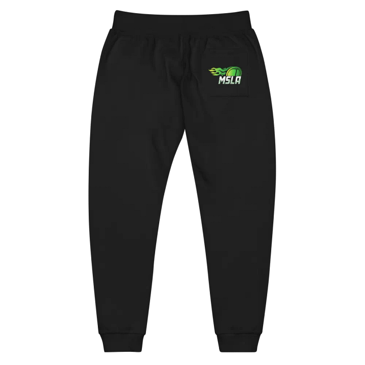 MSLA Green Unisex Fleece Joggers (Rear Pocket Design) product image (1)