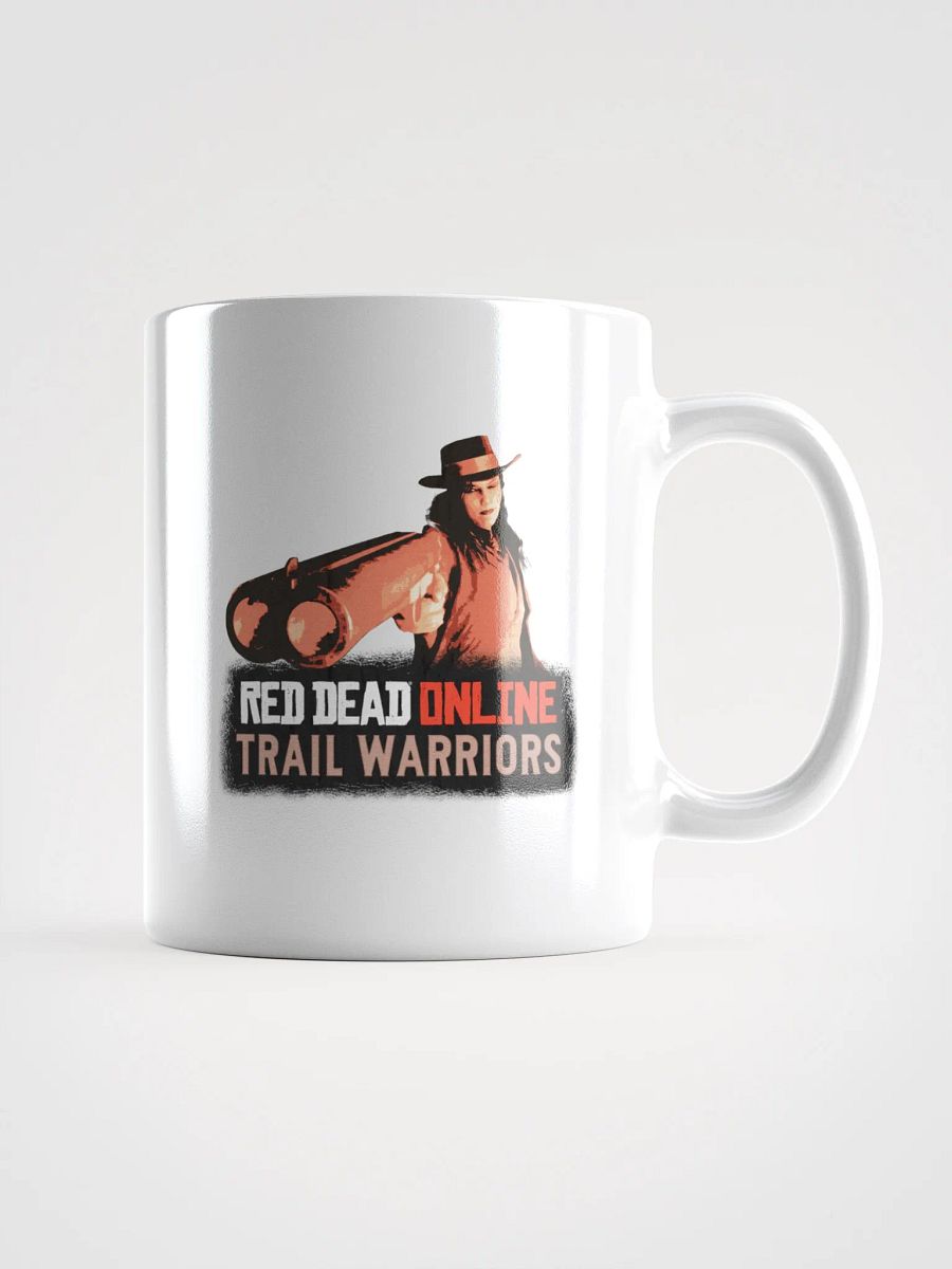 Trail Warriors Red Dead Game Cover Art Lady Gunslinger Mug product image (1)