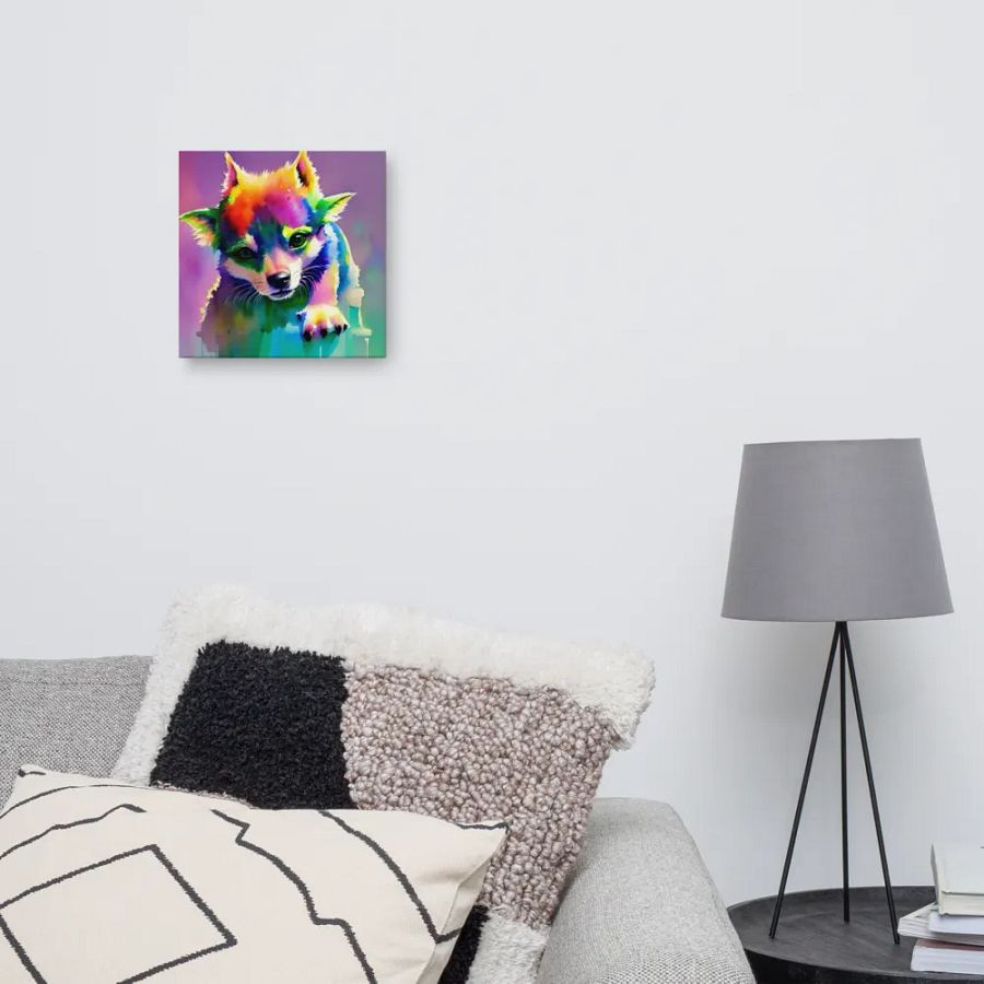 Cute Dog Digital Painting - v12 product image (10)