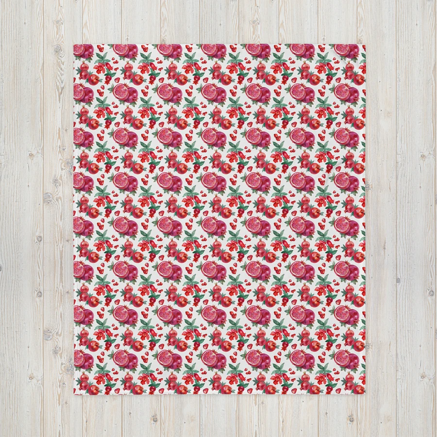 Pomegranate Pattern Blanket for Rosh Hashanah product image (7)