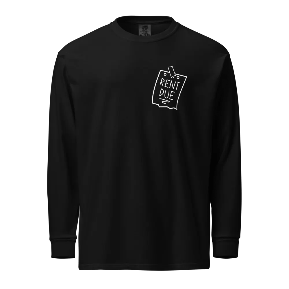 unisex long sleeve shirt rent due product image (1)