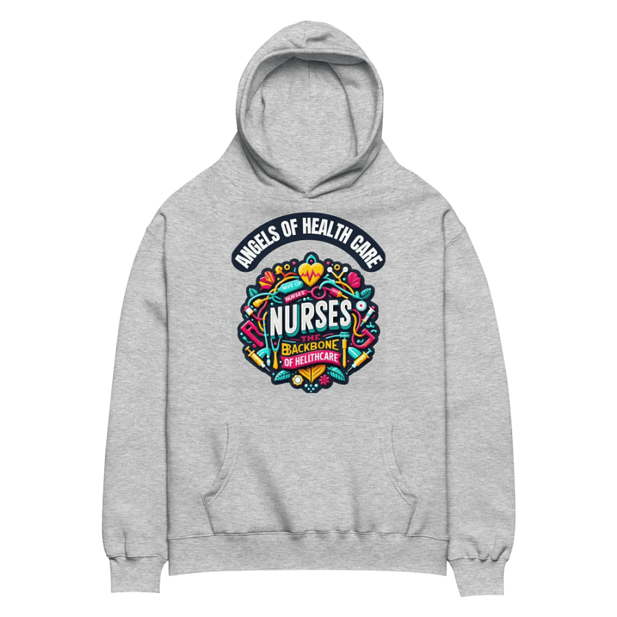 Nurse Tribute Emblem Oversized Hoodie product image (12)