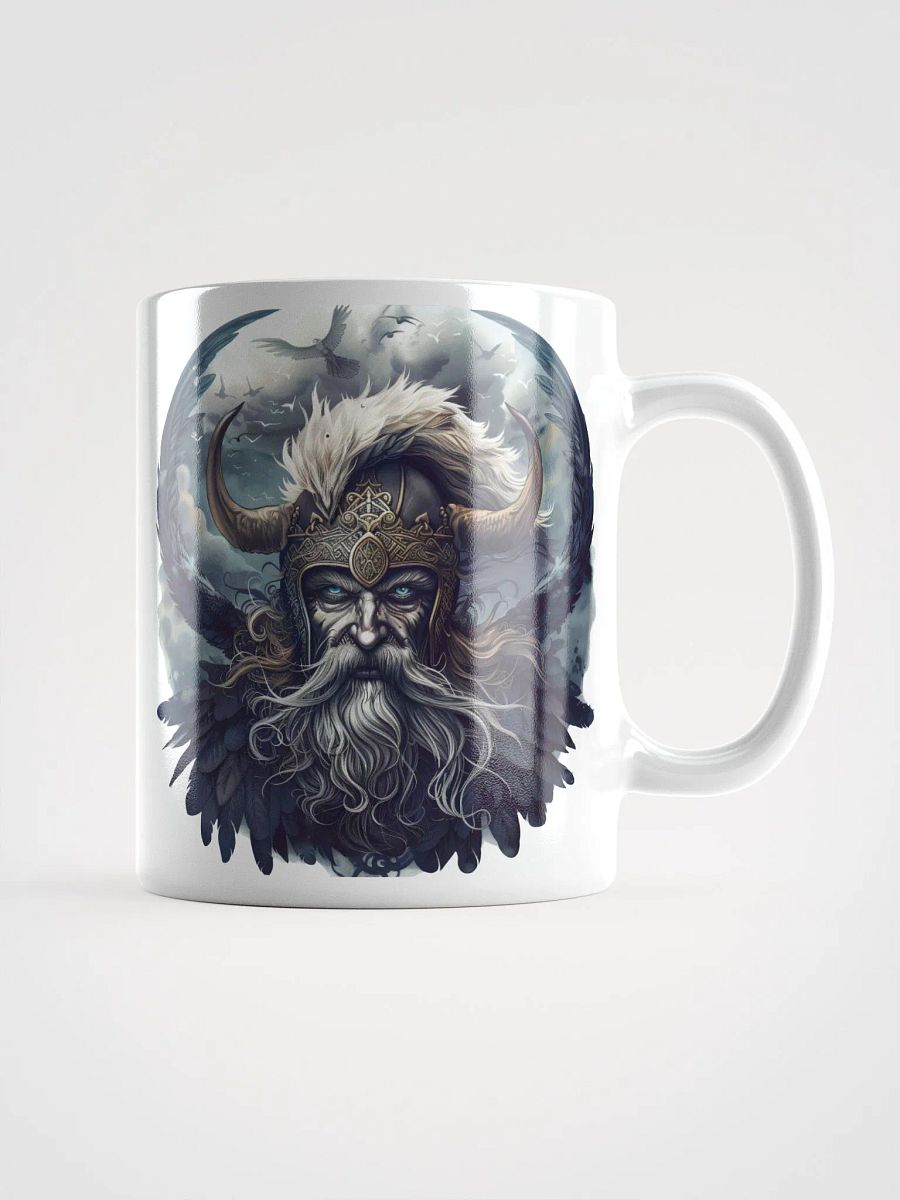 Odin - The Allfather of Norse Gods White Glossy Mug product image (1)