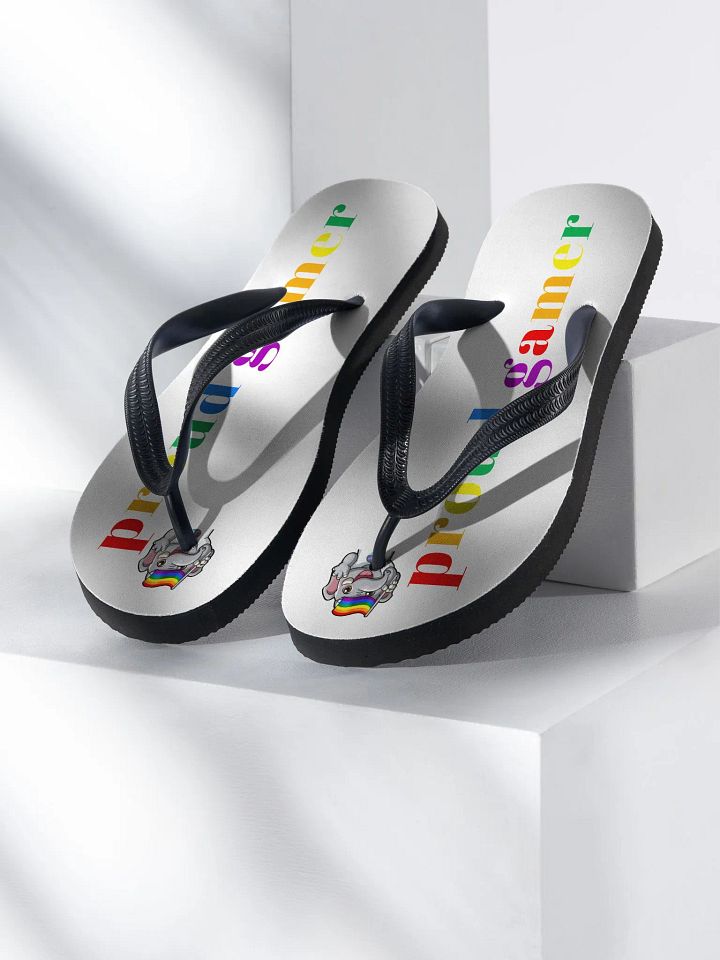 Rainbow Rebelphant Adventure Flip-Flops product image (1)
