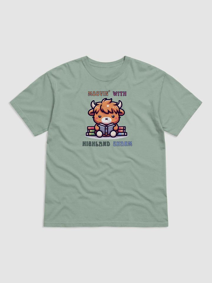 Cute Highland Cow Reading product image (5)