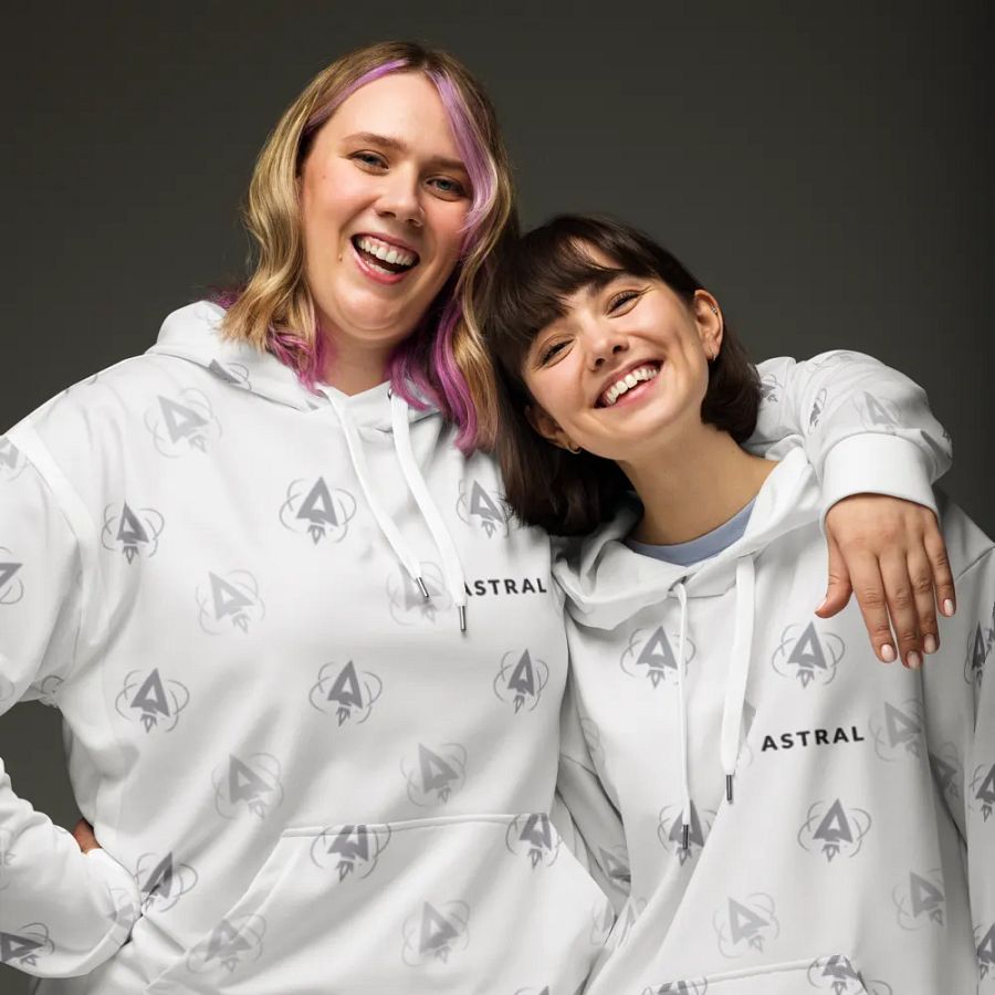 White/Gray Hoodie product image (11)