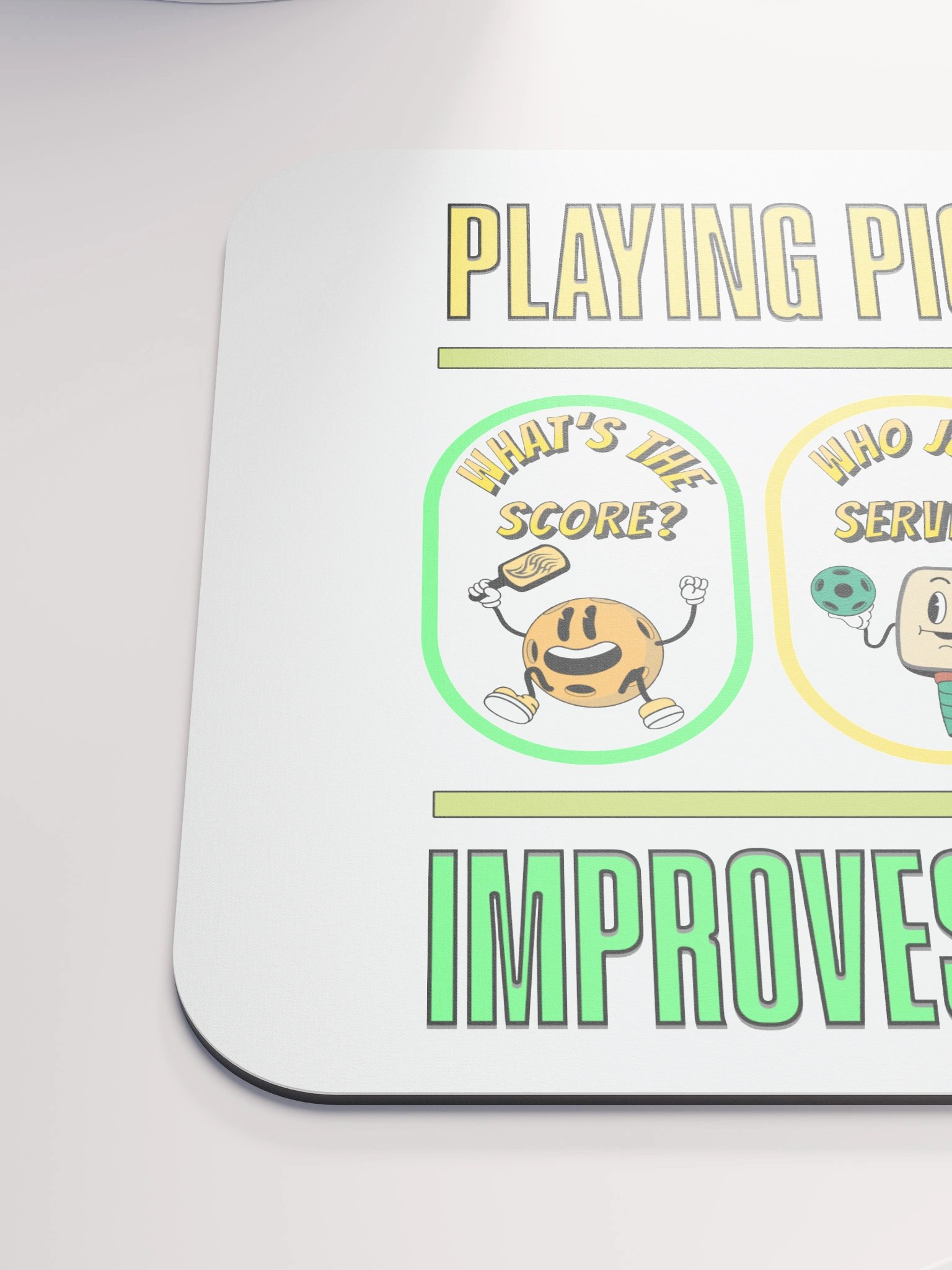 Playing Pickleball Improves Memory Booster Mouse Pad product image (6)