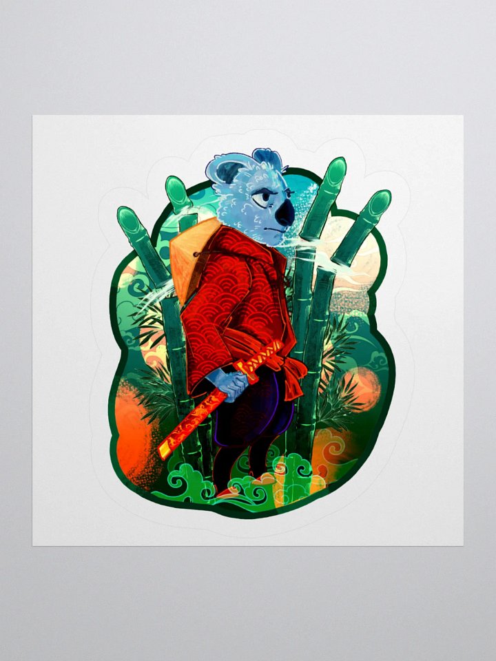 Koala Samurai Sticker product image (2)