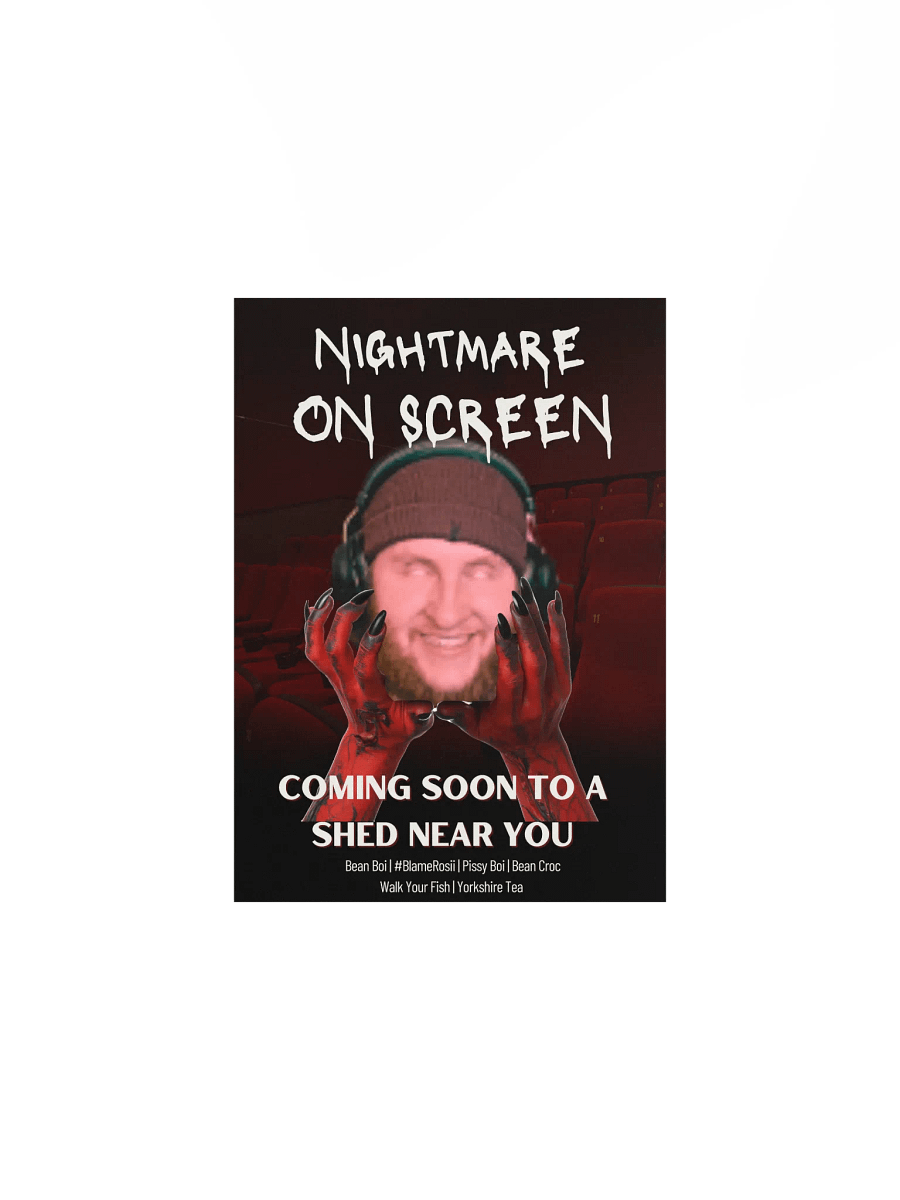'NIGHTMARE ON SCREEN' Poster product image (1)